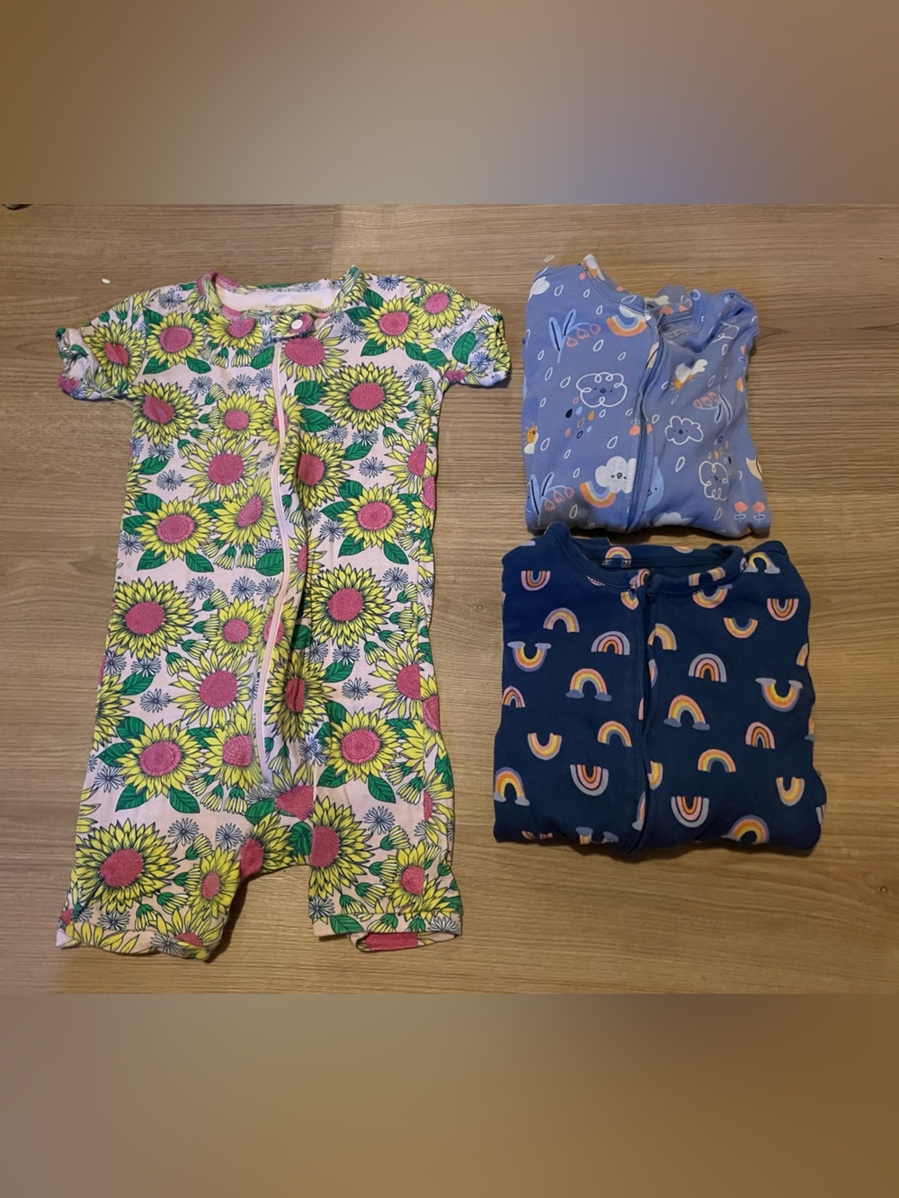 Bundle of 3 Sz 5t One Piece Pjs